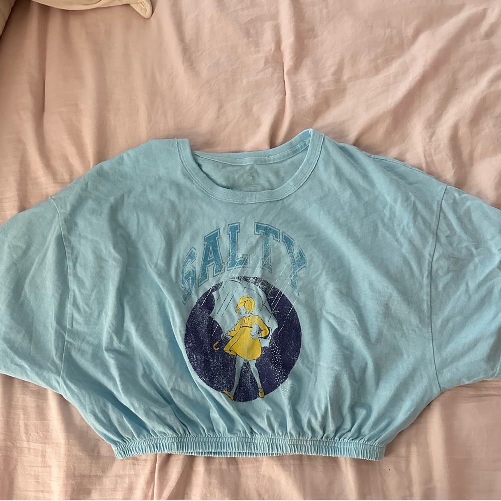 OFFLINE BY AERIE, “SALTY” crop top